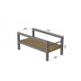 Подставка для системного блока Ferrum-decor Ники 21x24x45 Серый ДСП Дуб Артизан 16мм (FRD-105303)