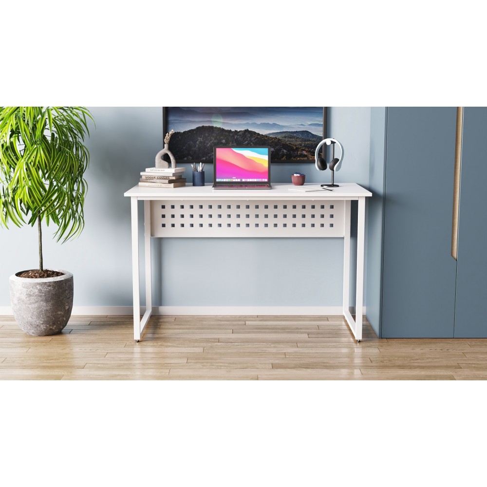 Письменный стол Ferrum-decor Майк 75x100x70 белый ДСП Белое 16мм (FRD-101327)