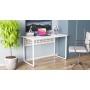 Письменный стол Ferrum-decor Майк 75x140x70 белый ДСП Белое 16мм (FRD-101347)