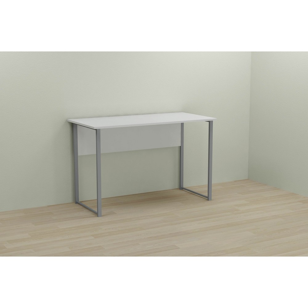 Письменный стол Ferrum-decor Курт 75x140x60 серый ДСП Белое 16мм (FRD-101847)