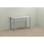 Письменный стол Ferrum-decor Курт 75x140x60 серый ДСП Белое 16мм (FRD-101847)