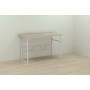 Письменный стол Ferrum-decor Раян 76x120x70 белый ДСП Дуб Сонома 32мм (FRD-101167)
