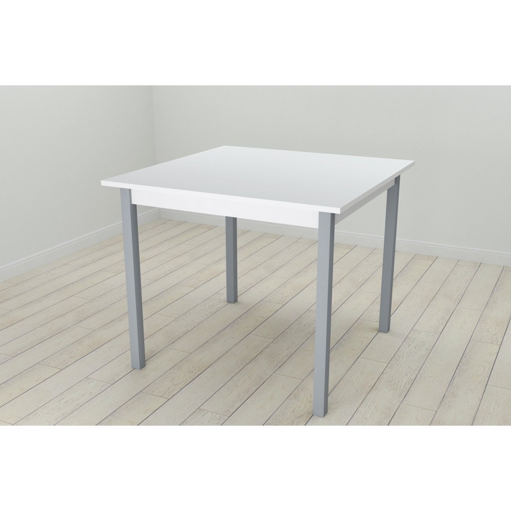 Стол кухонный Ferrum-decor Диего 75x80x80 Серый ДСП Белое 16мм (FRD-106305)