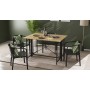 Стол-книжка трансформер Орион 3 Ferrum-decor 750x1150x880 Черный металл ДСП Дуб Артизан 16 мм (FRD-105086)