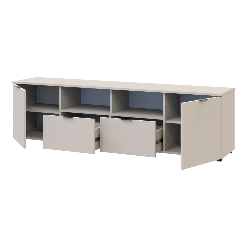 Тумба під ТВ Doros Рон 4 180х38х50 см Кашемір (DRS-011455)