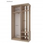 Прихожая с зеркалом Doros City One Door 110х45х210 см Дуб cонома (DRS-011306)