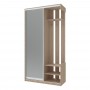Прихожая с зеркалом Doros City One Door 110х45х210 см Дуб cонома (DRS-011306)