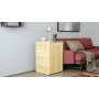 Стол-тумба трансформер Смарт 1/2 Ferrum-decor 750x1450x600 ДСП Дуб Сонома 16 мм (FRD-105077)