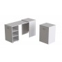 Стол-тумба трансформер Смарт 1/1 Ferrum-decor 750x1450x500 ДСП Белое 16 мм (FRD-105067)