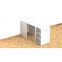 Стол-тумба трансформер Смарт 1/1 Ferrum-decor 750x1450x500 ДСП Белое 16 мм (FRD-105067)