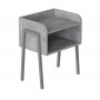 Тумба модульна Ferrum-decor Джузі 540x450x320 метал Сірий ДСП Бетон16 мм (FRD-102988)