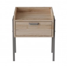 Тумба модульна Ferrum-decor Бетті 540x450x320 метал Сірий ДСП Дуб Сан-Марино 16 мм (FRD-102998)