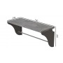 Полка настенная Ferrum-decor Комфи 260x700x240 металл Серый ДСП Бетон 16 мм (FRD-102778)
