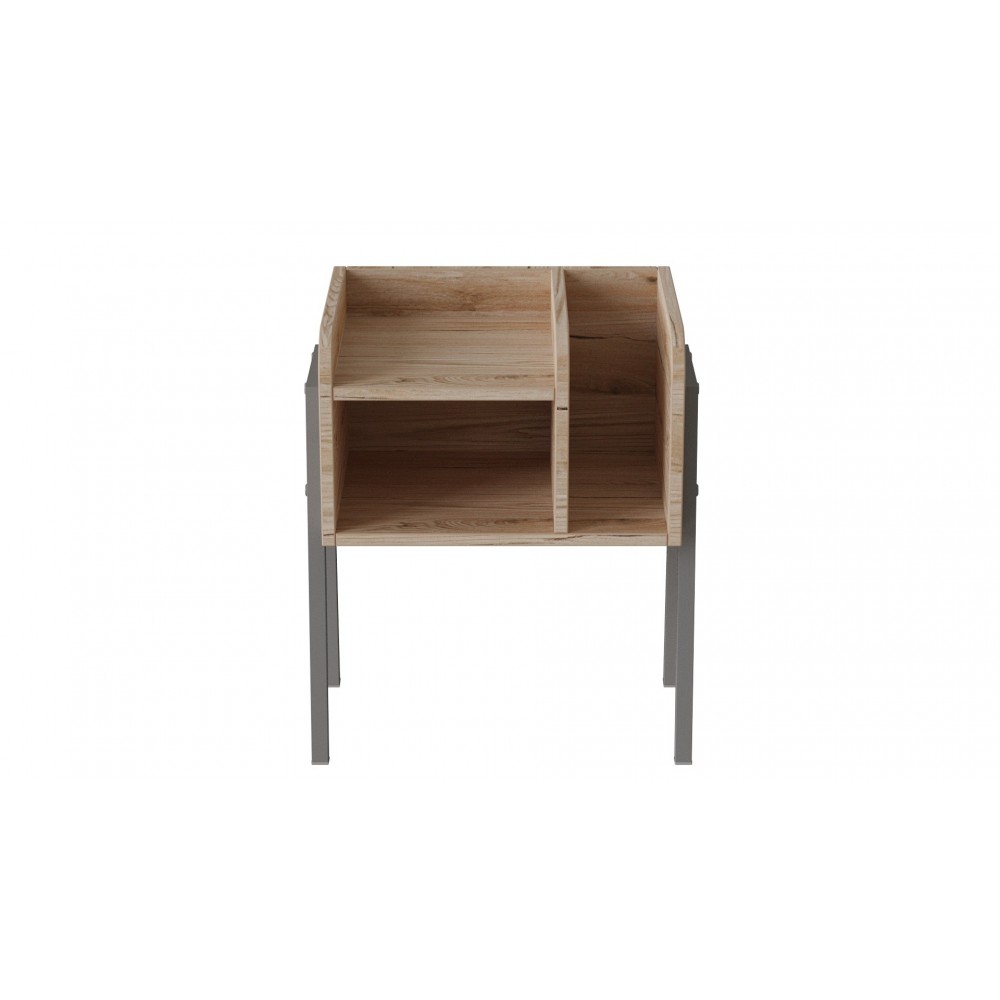 Тумба модульна Ferrum-decor Амелі 540x450x320 метал Сірий ДСП Дуб Сан-Марино 16 мм (FRD-103018)