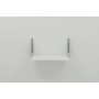 Полка настенная Ferrum-decor Ханди 2 240x500x240 металл Серый ДСП Белое 16 мм (FRD-102568)