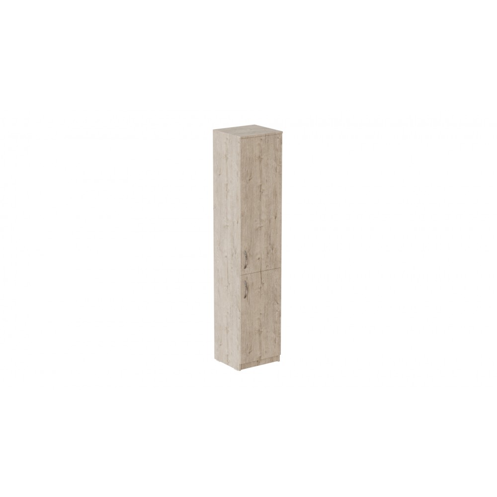 Пенал Анжело Ferrum-decor на 5 полиць із 2 дверима 1900x400x380 ДСП Дуб Сан-Марино 16 мм (FRD-104918)