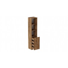 Пенал Анжело Ferrum-decor на 3 полиці з 4 шухлядами 1900x400x380 ДСП Дуб Таверна 16 мм (FRD-104928)