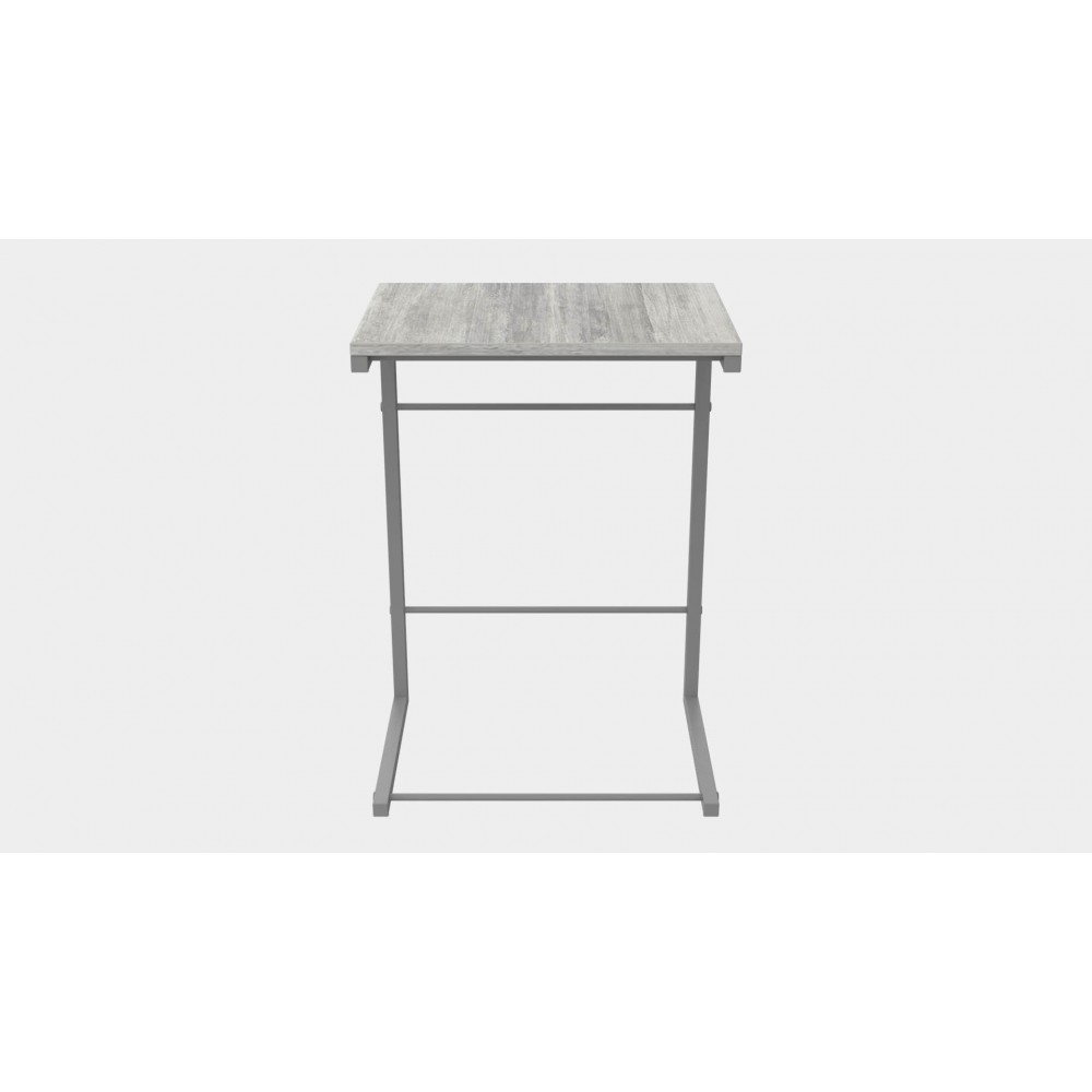 Столик приставной Терри Ferrum-decor 650x440x330 Серый металл ДСП Бетон 16 мм (FRD-104668)