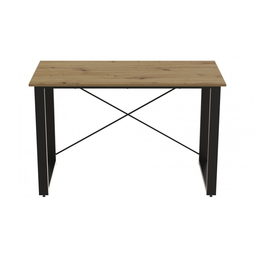 Письменный стол Ferrum-decor Драйв 750x1000x600 Черный металл ДСП Дуб Артизан 32 мм (FRD-103301)