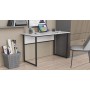 Письменный стол Ferrum-decor Коди 75x140x70 черный ДСП Белое 16мм (FRD-103781)