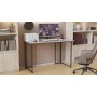 Письменный стол Ferrum-decor Ханна 75x140x60 черный ДСП Белое 16мм (FRD-103491)