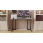 Письменный стол Ferrum-decor Ханна 75x140x60 черный ДСП Белое 16мм (FRD-103491)