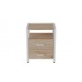 Тумба универсальная Ferrum-decor Вивьен 2/2 50x41x40 белый ДСП Дуб Сан-Марино 16мм (FRD-104162)
