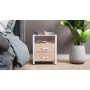 Тумба универсальная Ferrum-decor Вивьен 2/2 50x41x40 белый ДСП Дуб Сан-Марино 16мм (FRD-104162)