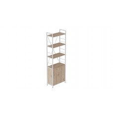 Этажерка 4/60 Ferrum-decor Серии Конект с тумбой 179x60x28 Белый ДСП Сан-Марино (FRD-104492)