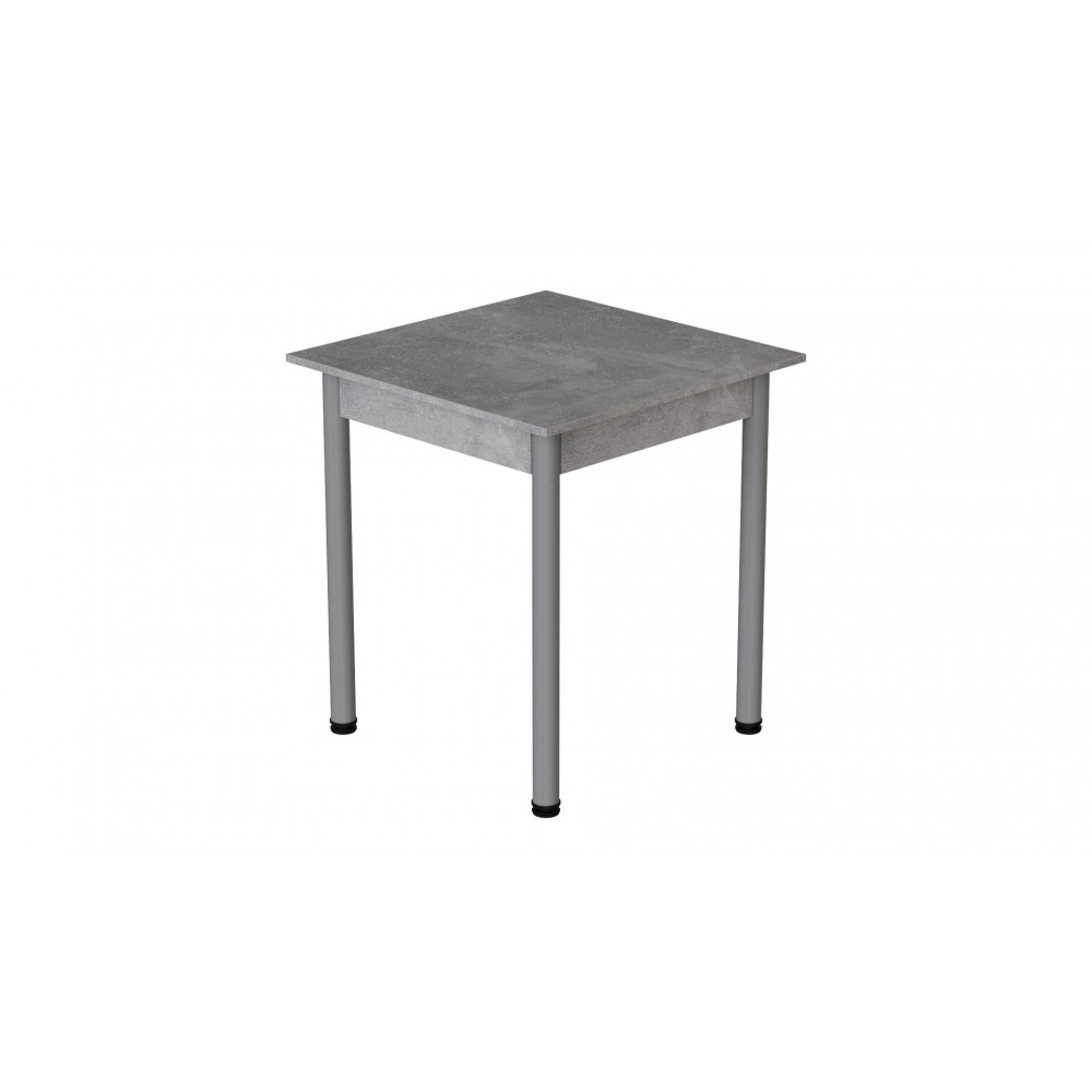 Стіл кухонний Ferrum-decor Агата 75x90x90 Сірий ДСП Бетон 16мм (FRD-105562)