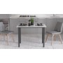 Стол универсальный Knap Ferrum-decor 750x1200x600 Черный металл ДСП Бетон 16 мм (FRD-106352)