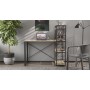 Письменный стол Ferrum-decor Серии Конект c этажеркой 75x120x600 черный ДСП Дуб Сонома 16мм (FRD-104222)