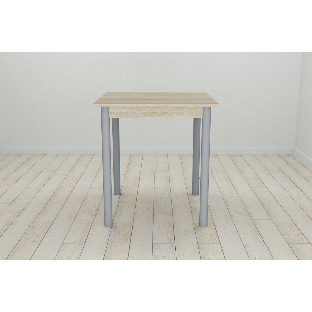 Стол кухонный Ferrum-decor Агата 75x70x70 Серый ДСП Сонома 16мм (FRD-106243)