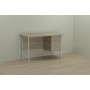 Письменный стол Ferrum-decor Гарри 76x140x70 белый ДСП Дуб Сонома 32мм (FRD-101017)