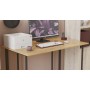 Компьютерный стол Ferrum-decor Ханна 75x120x70 черный ДСП Дуб Артизан 32мм (FRD-106223)