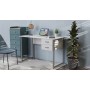 Письменный стол Ferrum-decor Дакота 75x140x70 серый ДСП Белое 16мм (FRD-102348)