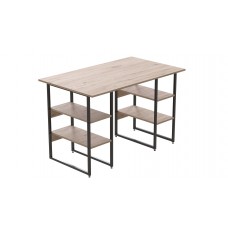 Компьютерный стол Ferrum-decor Карэн 75x120x60 черный ДСП Дуб Сан-Марино 32мм (FRD-102048)