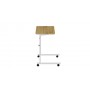 Стол приставной Ferrum-decor Амиго 62x60x40 металл Белый ДСП Дуб Артизан 16мм (FRD-102538)