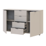 Комод у спальню Doros Рон 5 140х38х81 см Кашемір (DRS-011456)