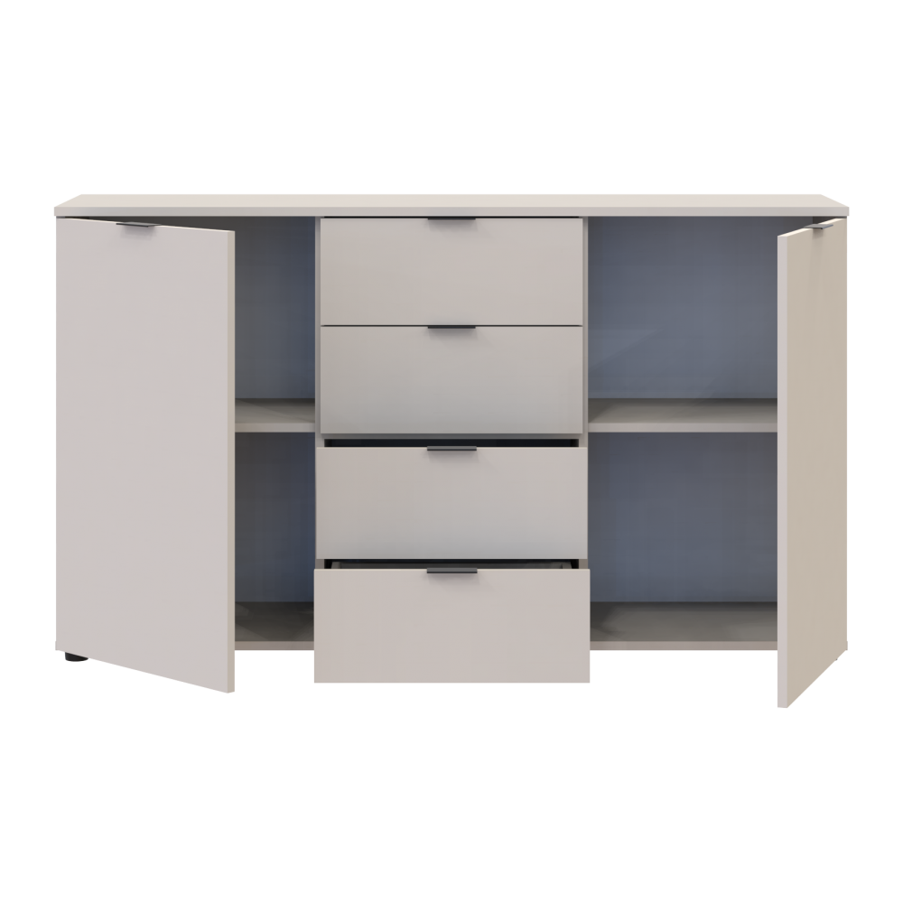 Комод у спальню Doros Рон 5 140х38х81 см Кашемір (DRS-011456)
