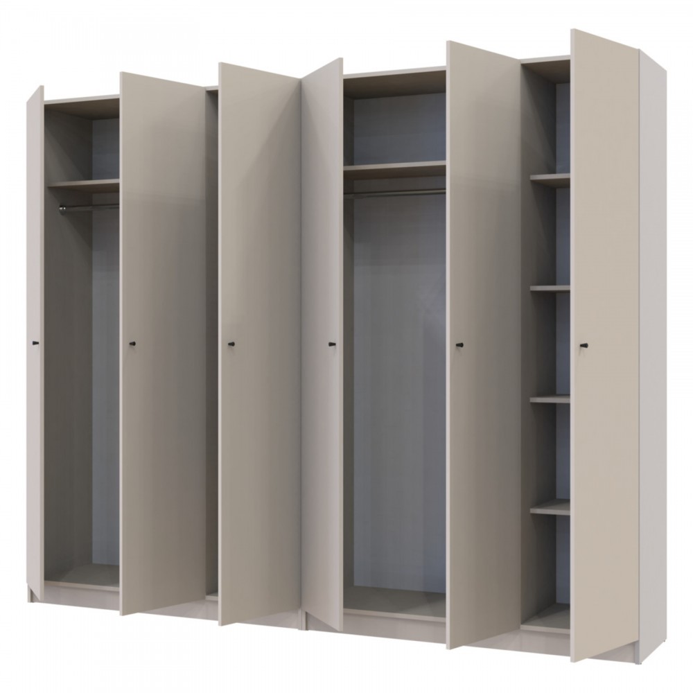 Комплект шаф для одягу Doros Промо (2 шт.) 270х48х204 см Кашемір (DRS-011216)