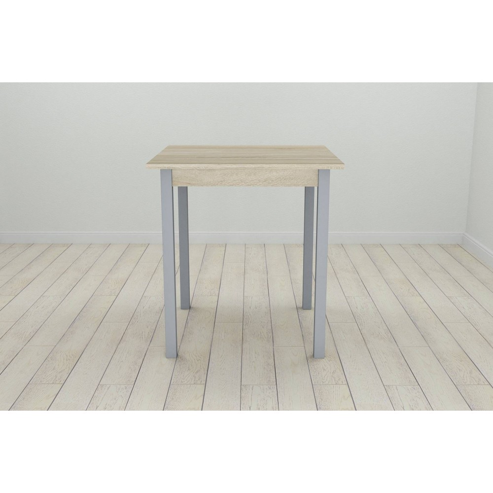 Стіл кухонний Ferrum-decor Дієго 75x70x70 Сірий ДСП Сонома 16мм (FRD-106297)