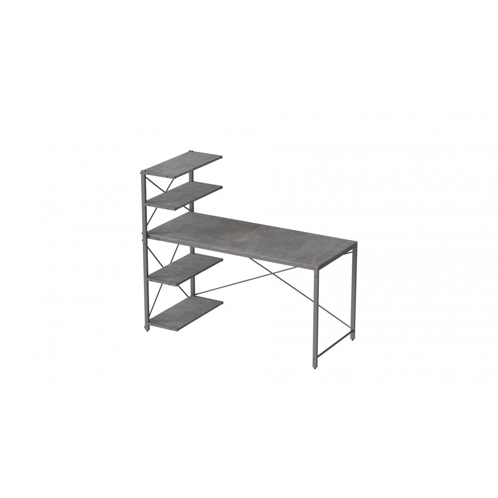 Компьютерный стол Ferrum-decor Джек 75x120x70 Серый ДСП Бетон (FRD-105318)