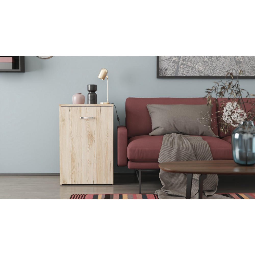 Стол-тумба трансформер Смарт 1/1 Ferrum-decor 750x1450x500 ДСП Дуб Сан-Марино 16 мм (FRD-105068)