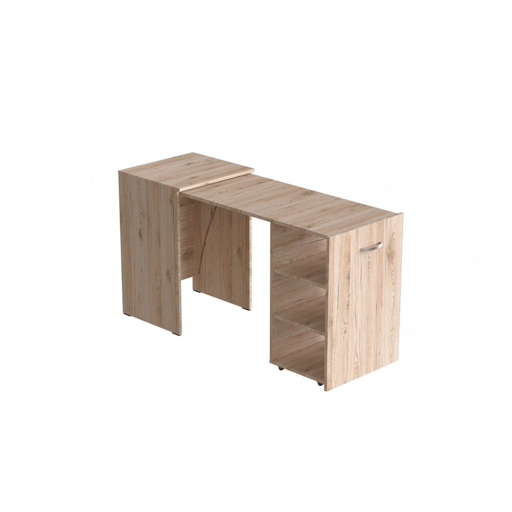 Стол-тумба трансформер Смарт 1/1 Ferrum-decor 750x1450x500 ДСП Дуб Сан-Марино 16 мм (FRD-105068)