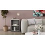Стол-тумба трансформер Смарт 2/2 Ferrum-decor 750x1450x600 Черный металл ДСП Бетон 16 мм (FRD-105108)