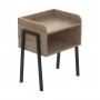Тумба модульна Ferrum-decor Джузі 540x450x320 метал Чорний ДСП Дуб Сан-Марино 16 мм (FRD-102969)