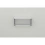 Полка настенная Ferrum-decor Юзиби 270x700x150 металл Серый ДСП Белое 16 мм (FRD-102709)