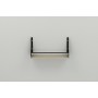 Полка настенная Ferrum-decor Изи 260x600x150 металл Черный ДСП Сонома 16 мм (FRD-102929)