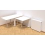 Стол-книга трансформер Орион 2 Ferrum-decor 750x1520x730 Белый металл ДСП Белое 16 мм (FRD-104590)